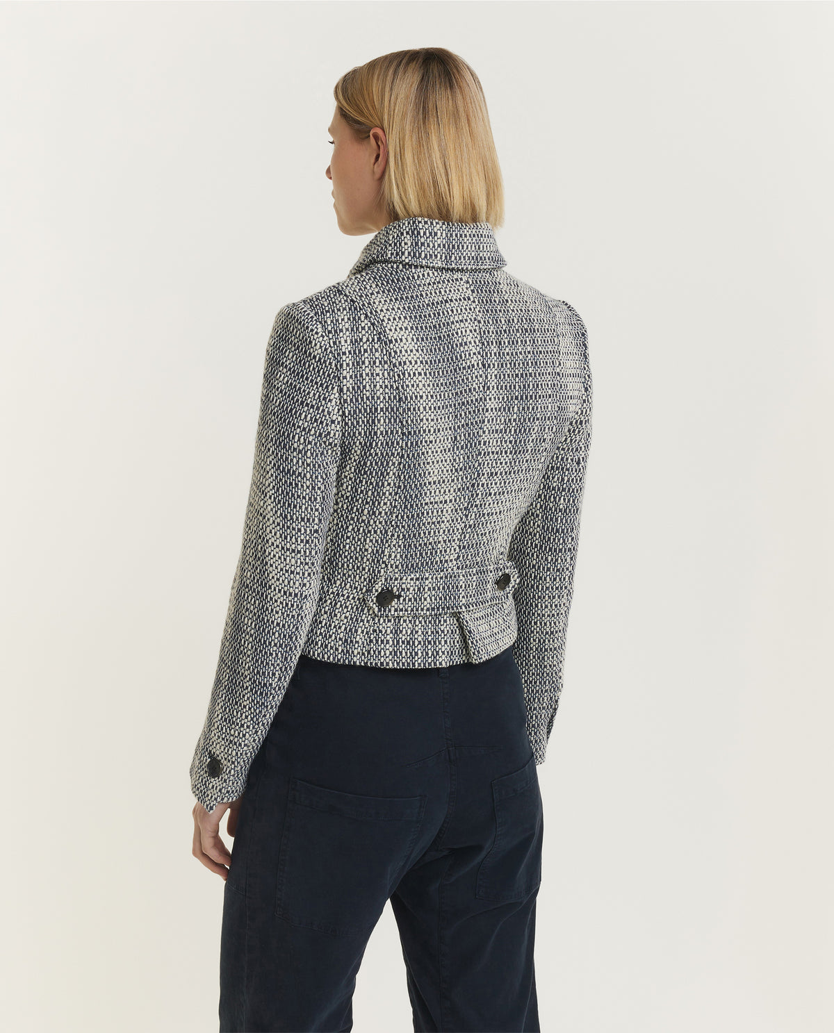 Double Breasted Blazer - Grijs