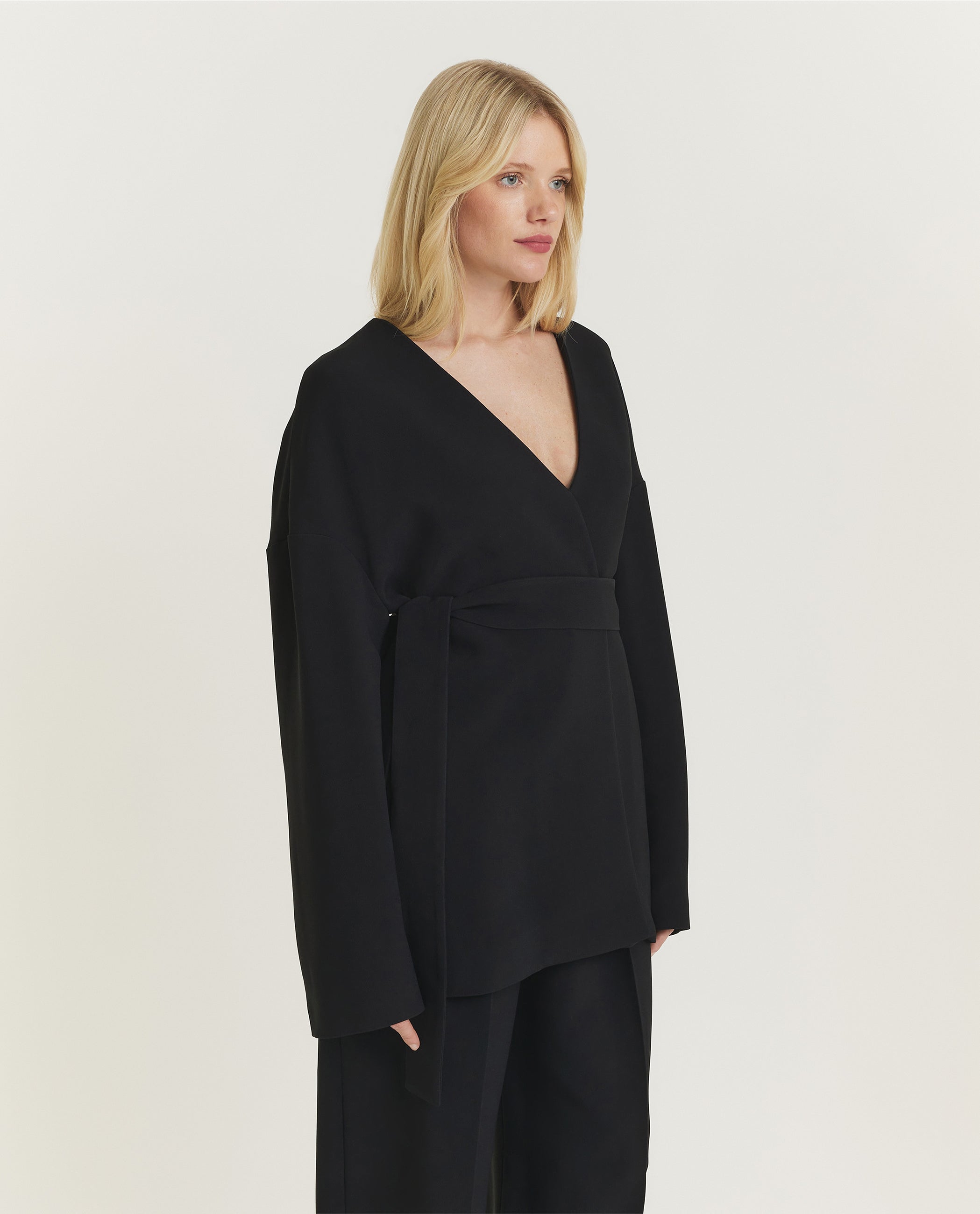 Side Slits Jasje - Zwart