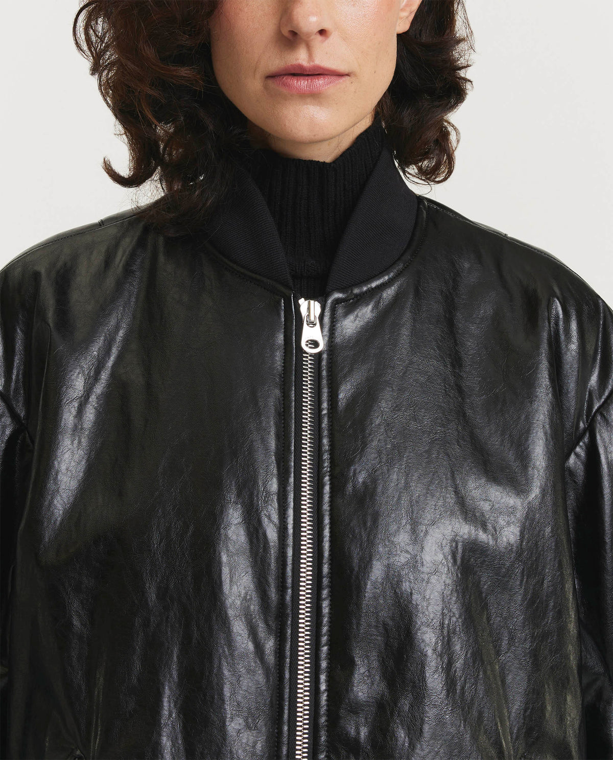 Padded bomber jacket