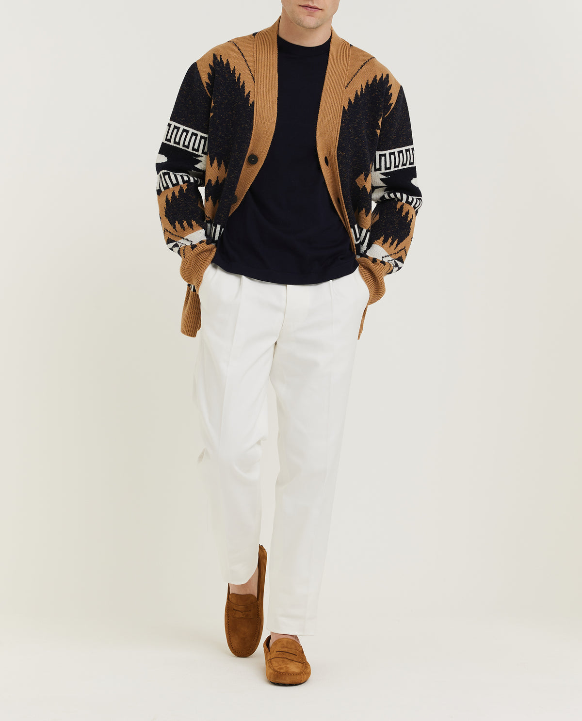 Wollen Cardigan - Bruin