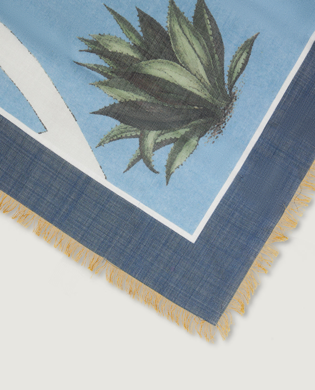 Zijden Frida Shawl - Blauw