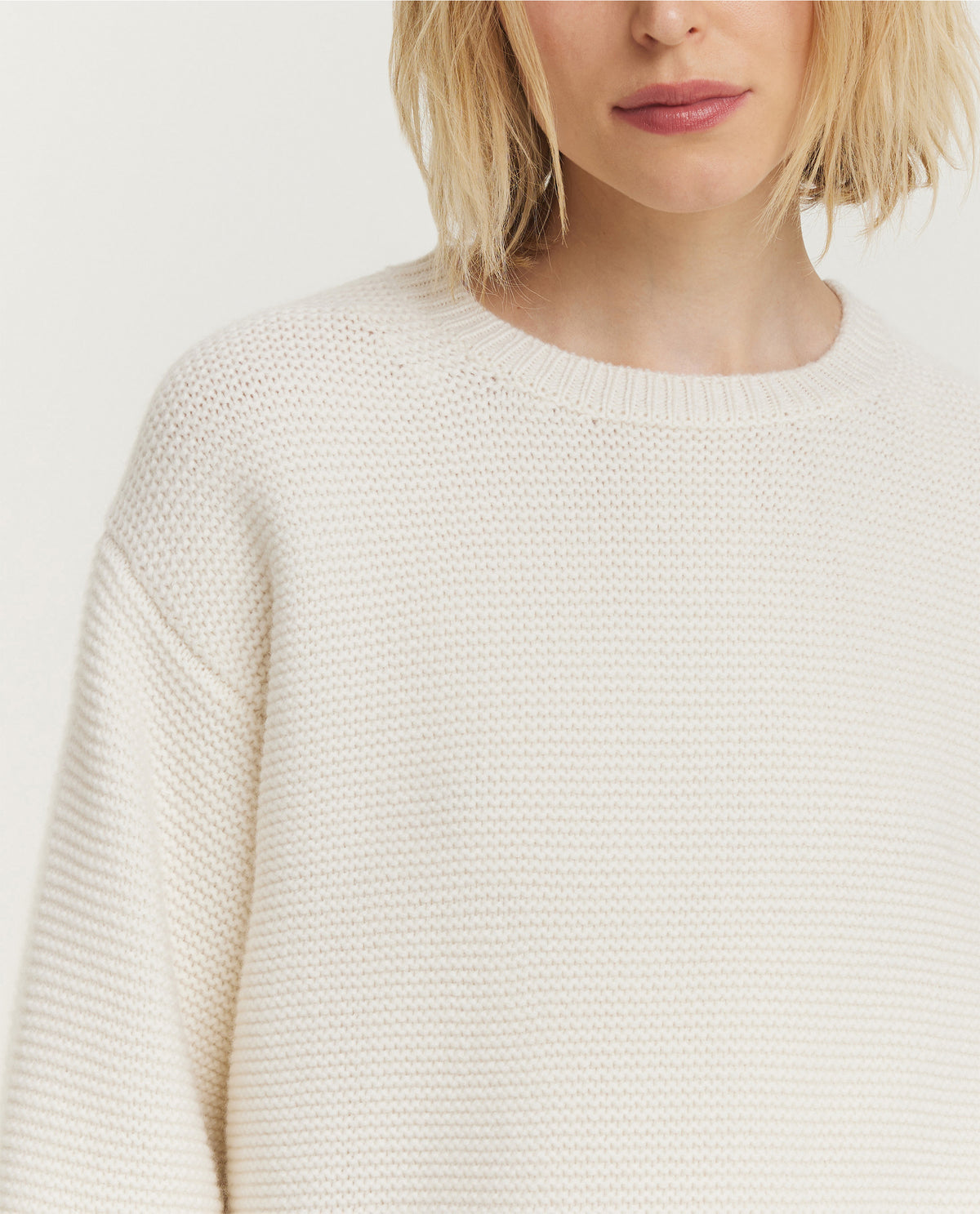 Coarse Cashmere Sweater