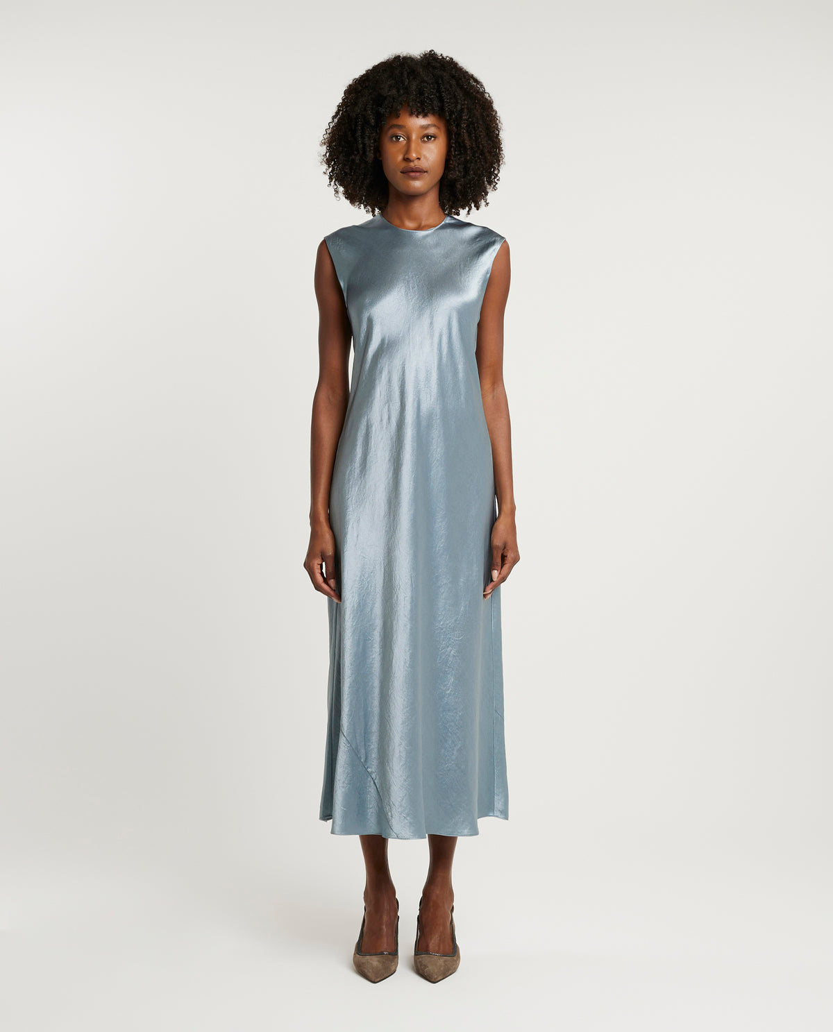 Satijnen jurk