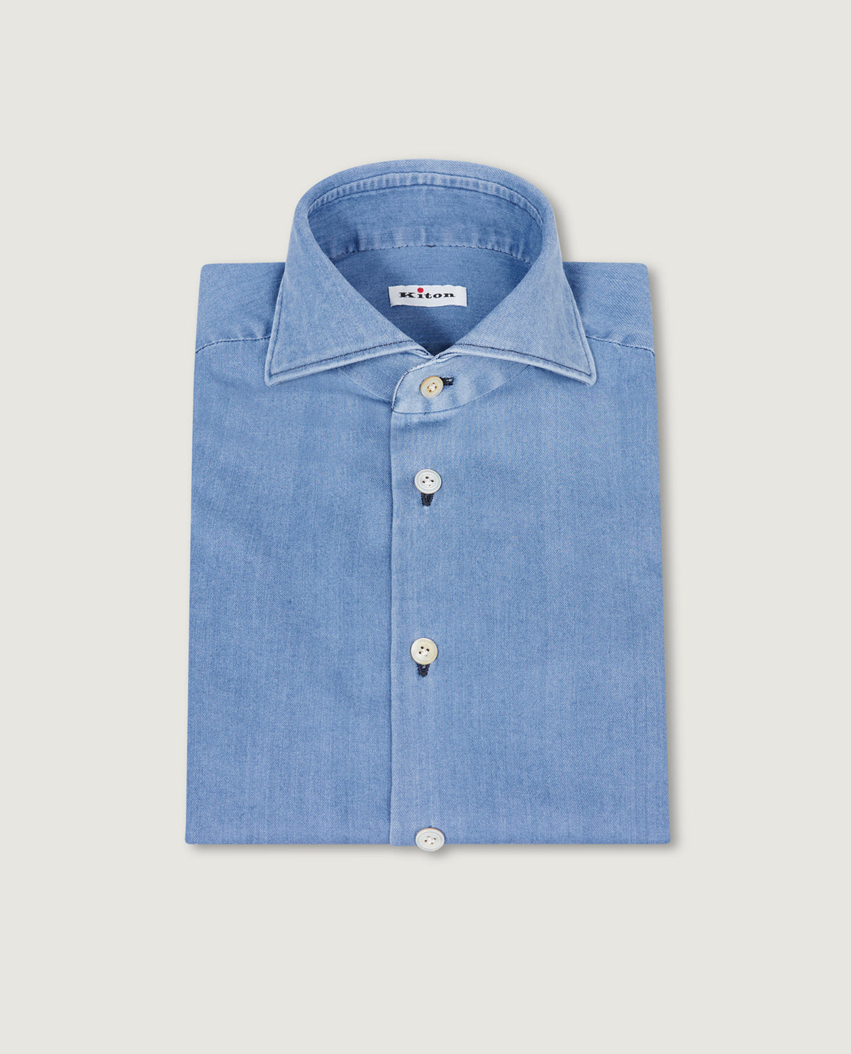 Cotton Blend Denim Shirt