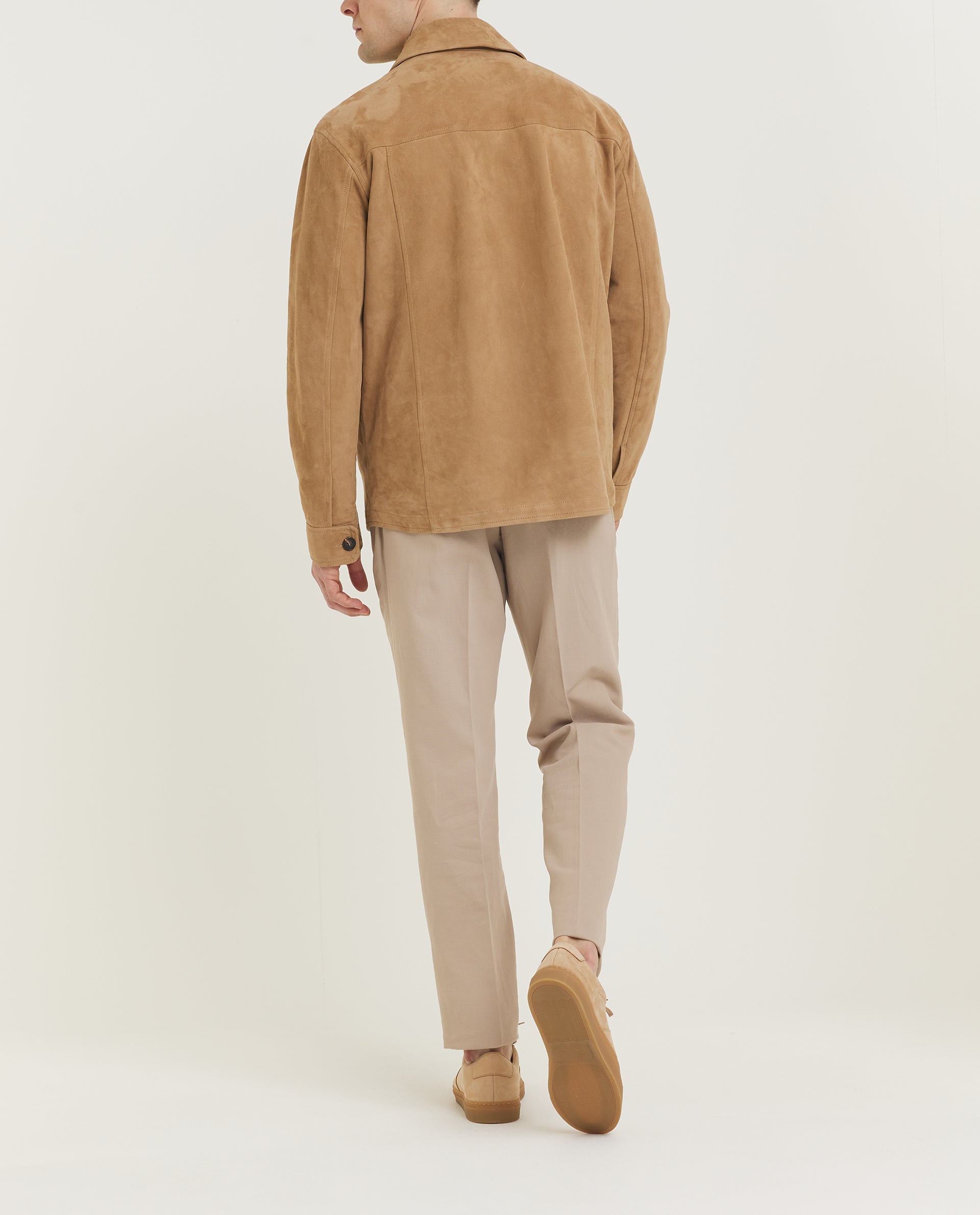Suede Overshirt