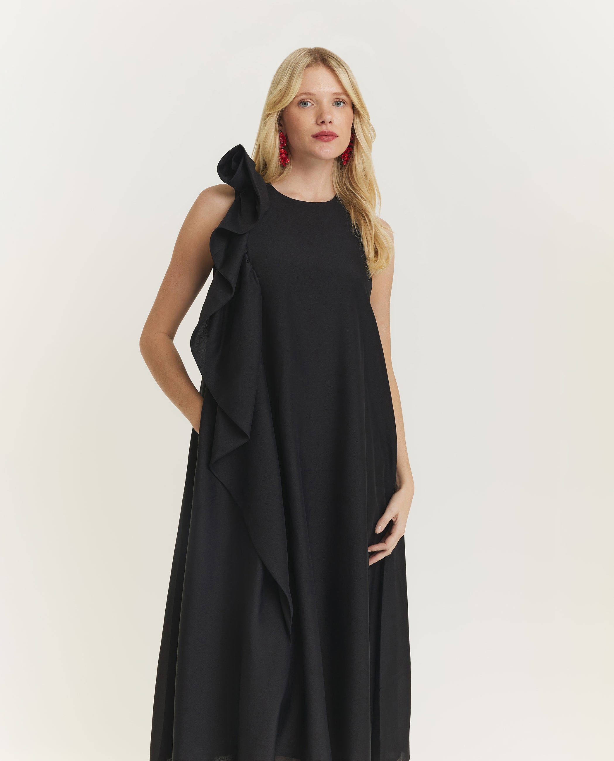 Floral Shouldered Dress