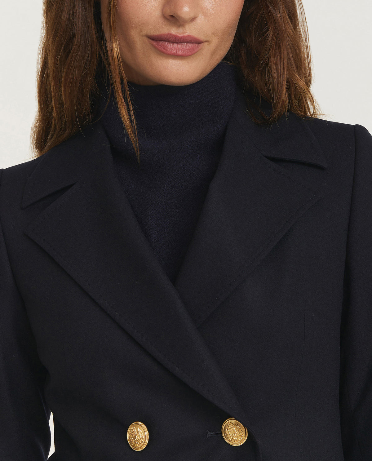 Cropped DB Blazer - Donkerblauw