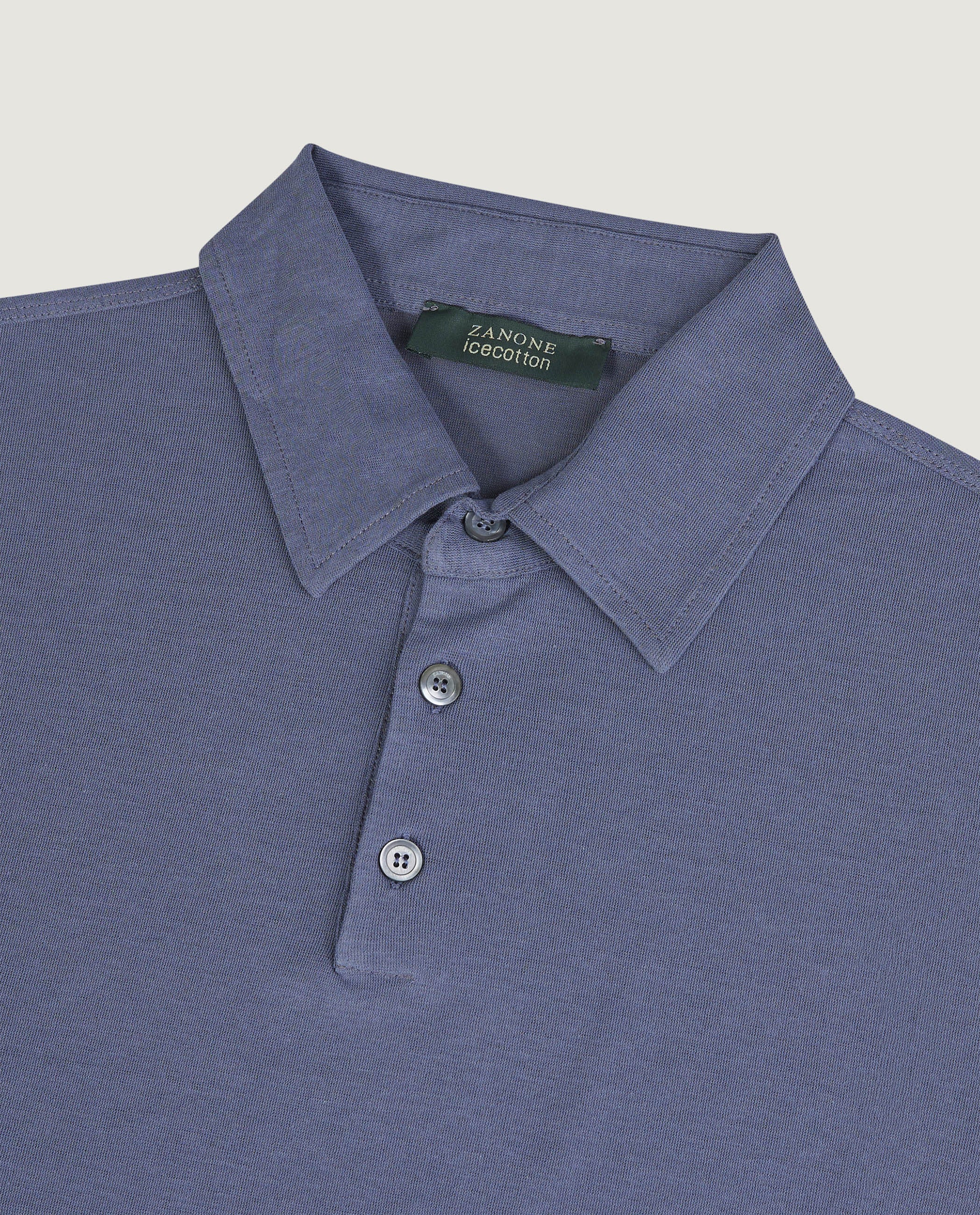 Ice Cotton Polo - Blauw