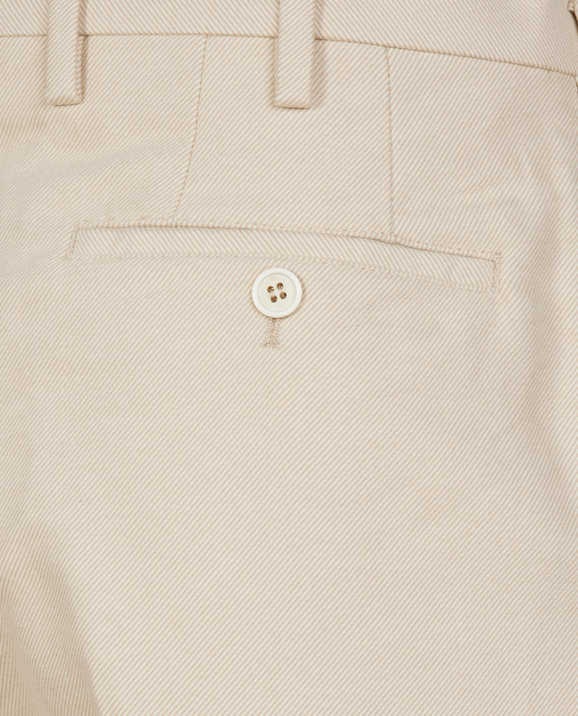 Flannel broek - Ecru