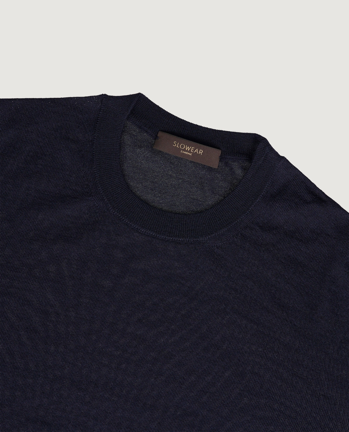 Cashmere Zijden Trui - Donkerblauw