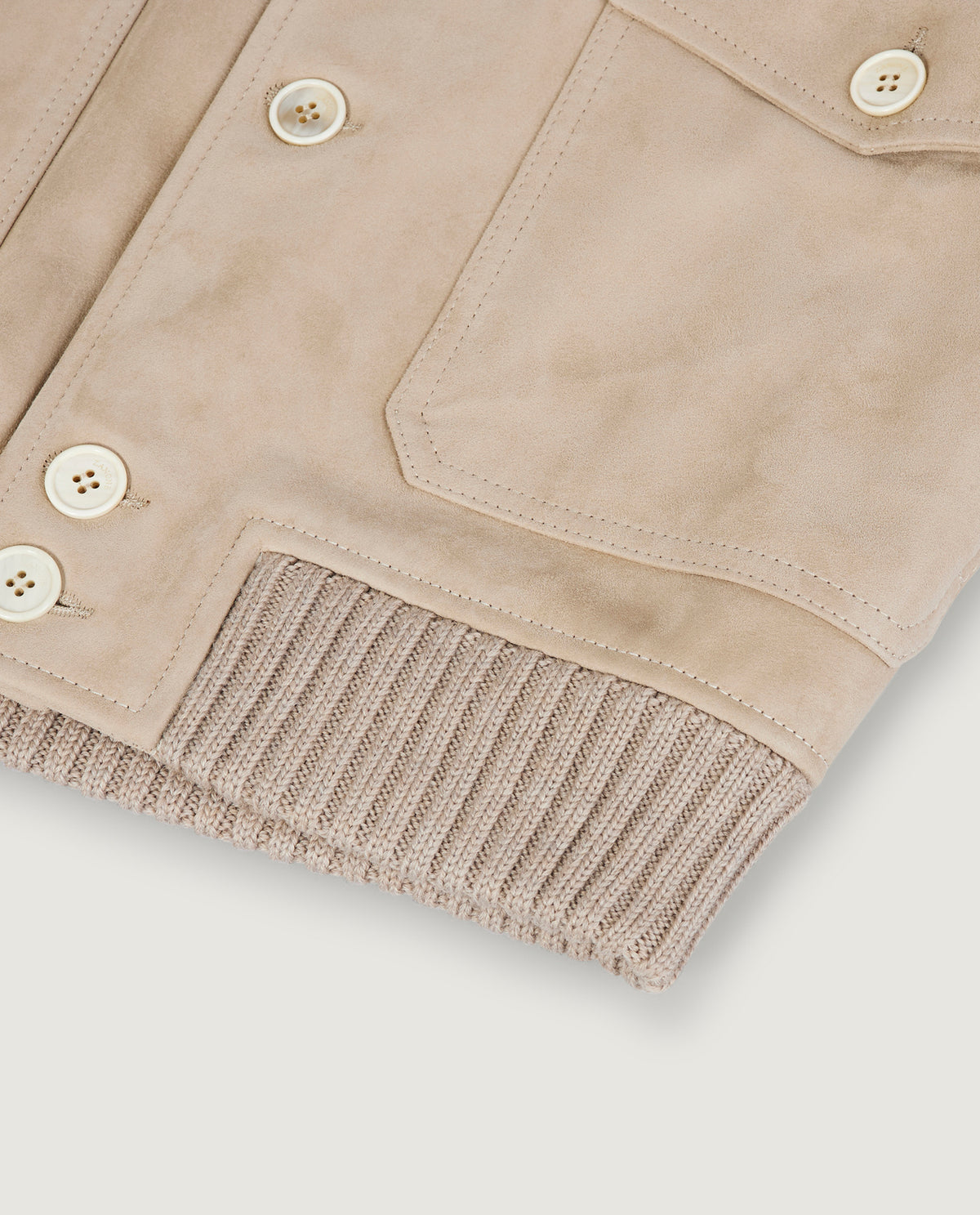 Semi Suede Jack - Lichtbruin