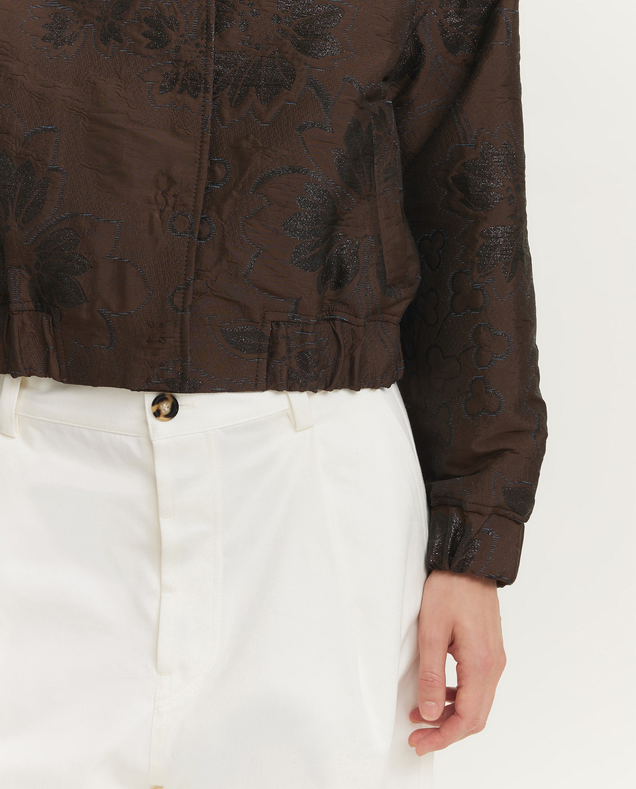 Floral Bomber Jacket