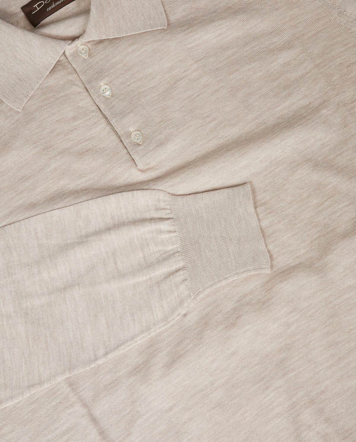 Wol Blend Polo - Lichtbruin