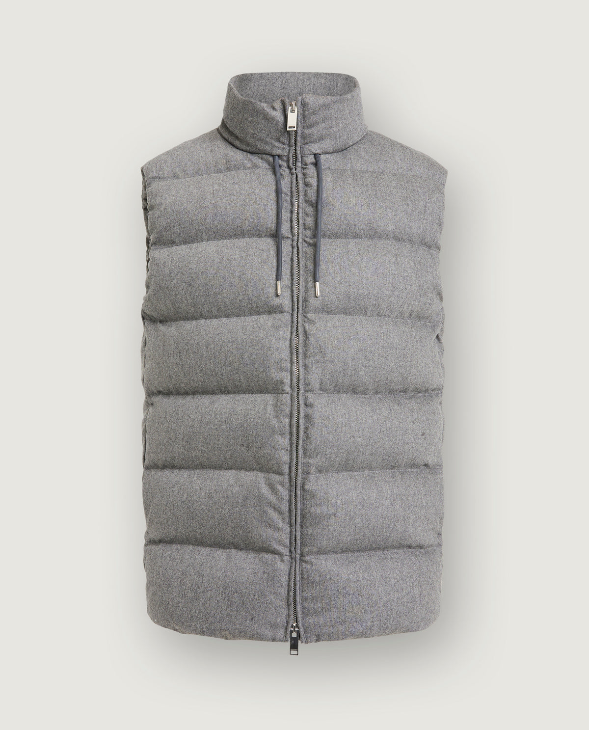 Flannel Bodywarmer - Lichtgrijs