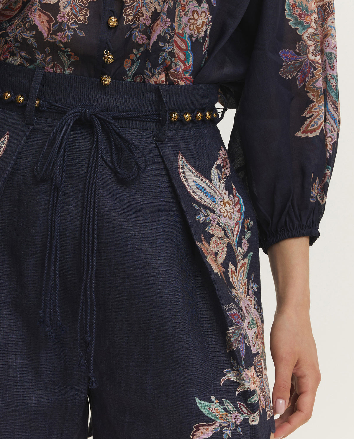 Rhiannon Tuck Shorts - Donkerblauw