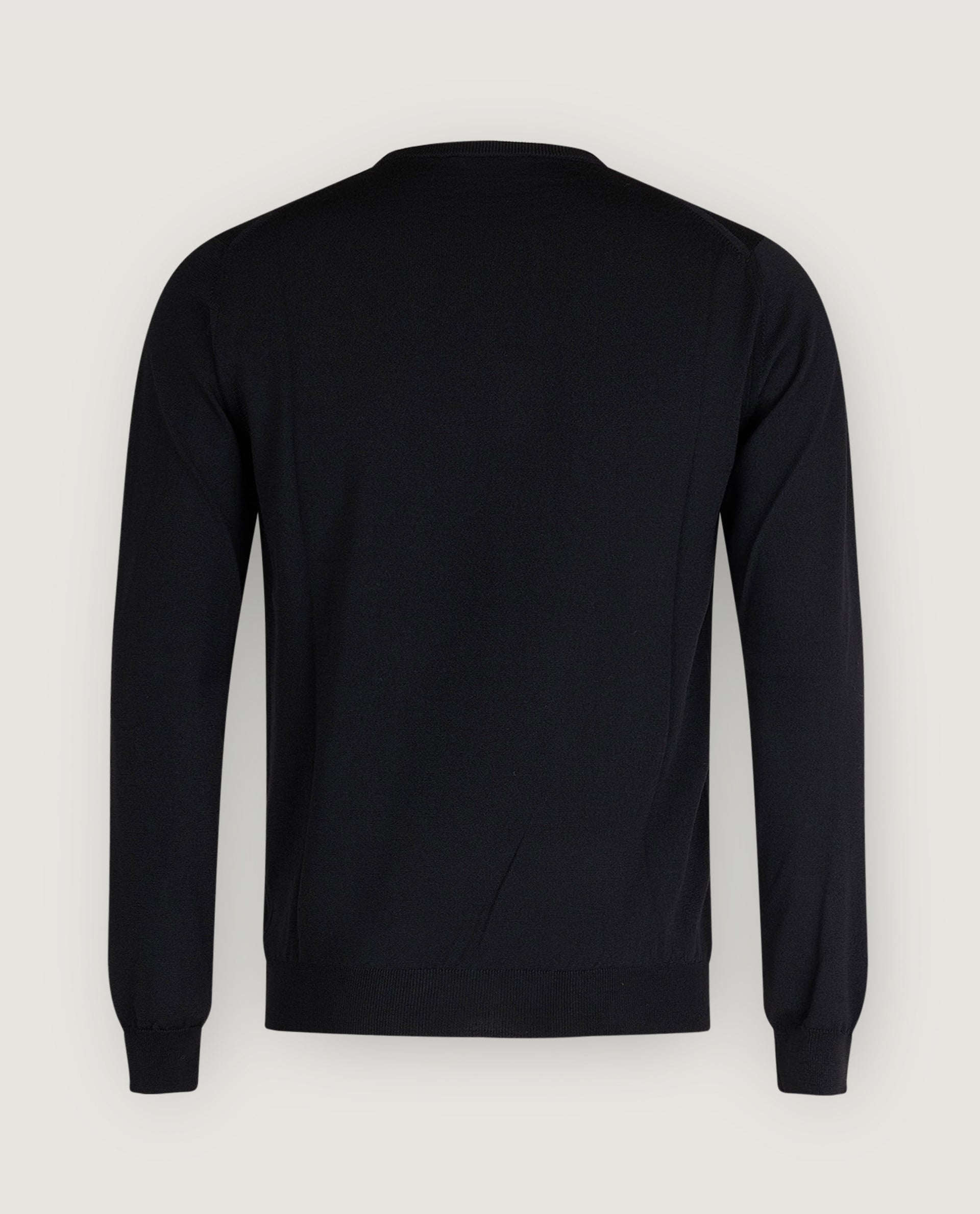 Ronde Hals Trui - Zwart