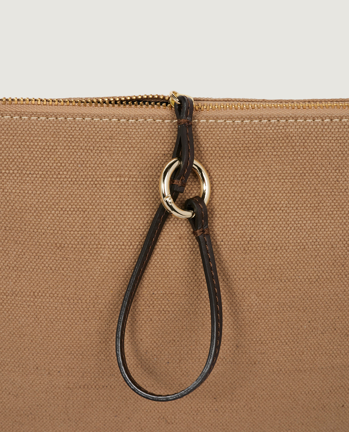 Canvas Etui - Lichtbruin