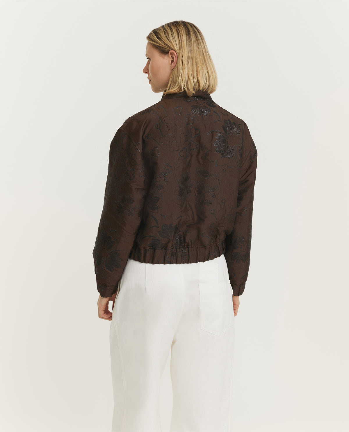 Floraal Bomberjack - Bruin