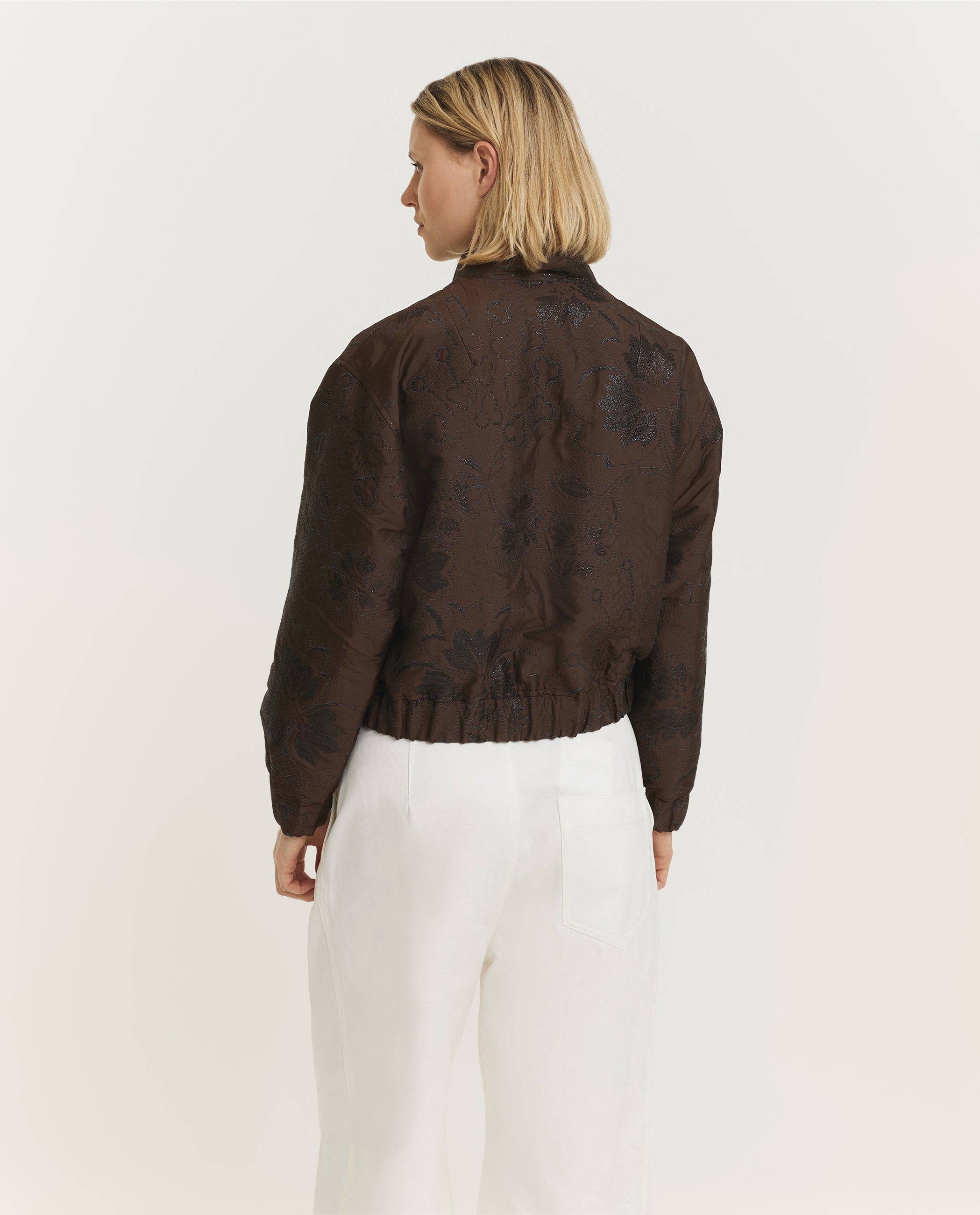 Floral Bomber Jacket