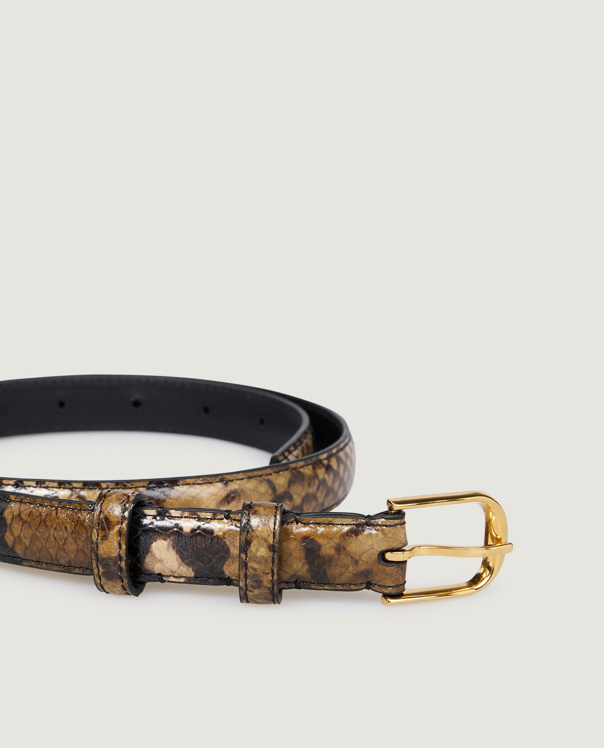 Jane Leren Riem - Bruin