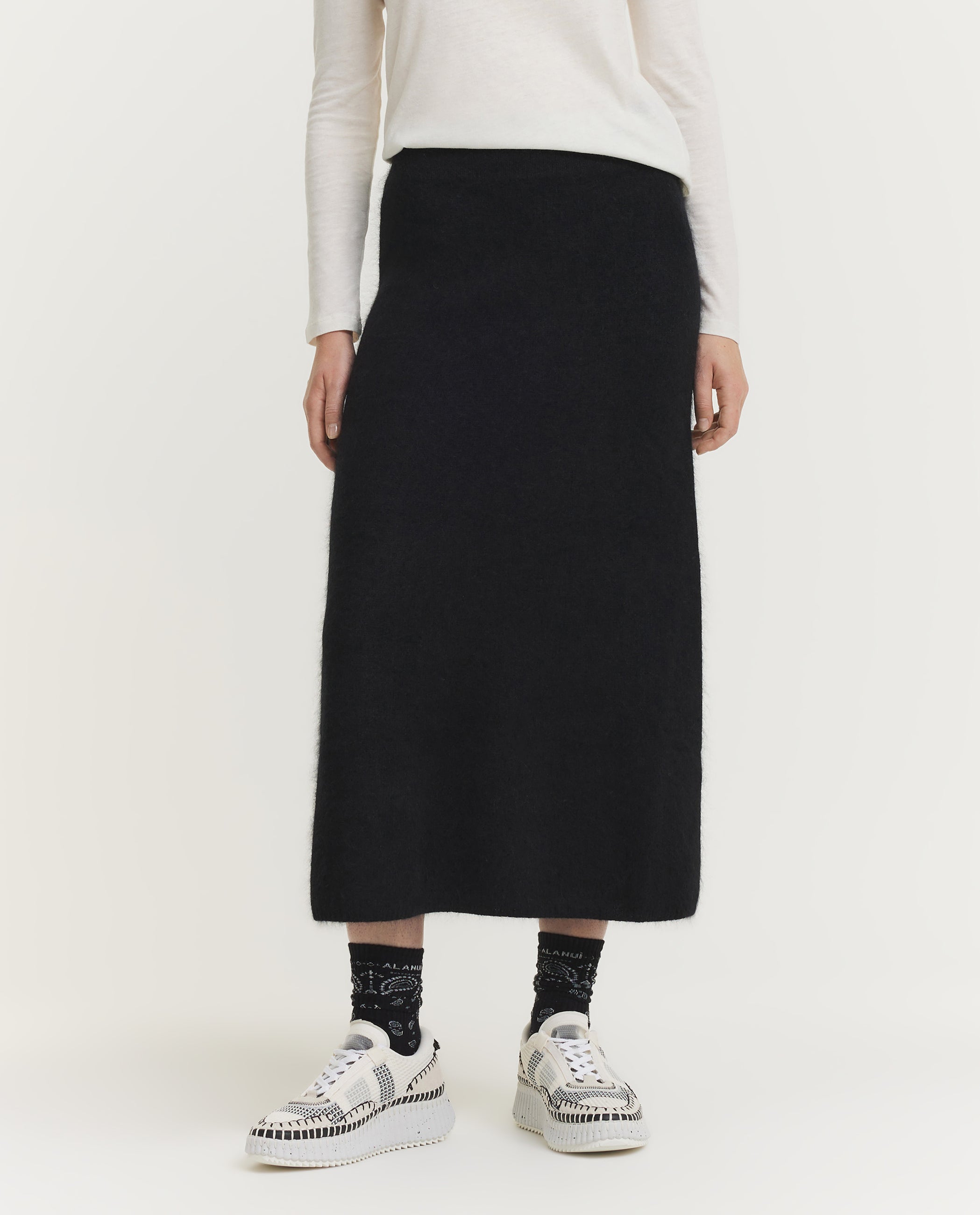 Long Knitted Skirt