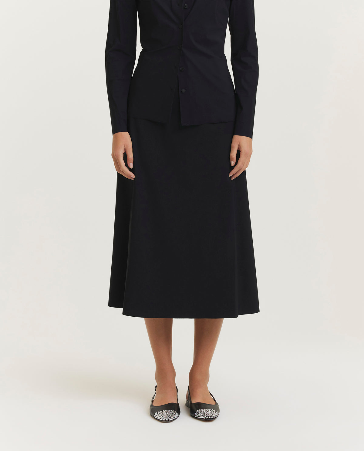 Midi rok - Zwart