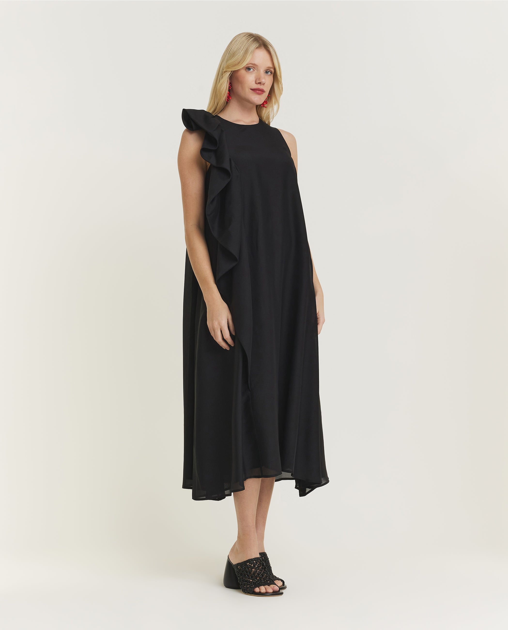 Floral Shouldered Dress