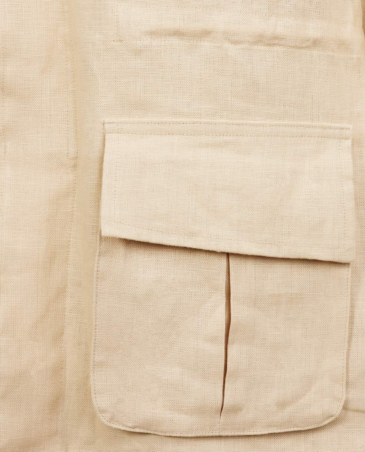 Linnen Jungle Jacket - Ecru