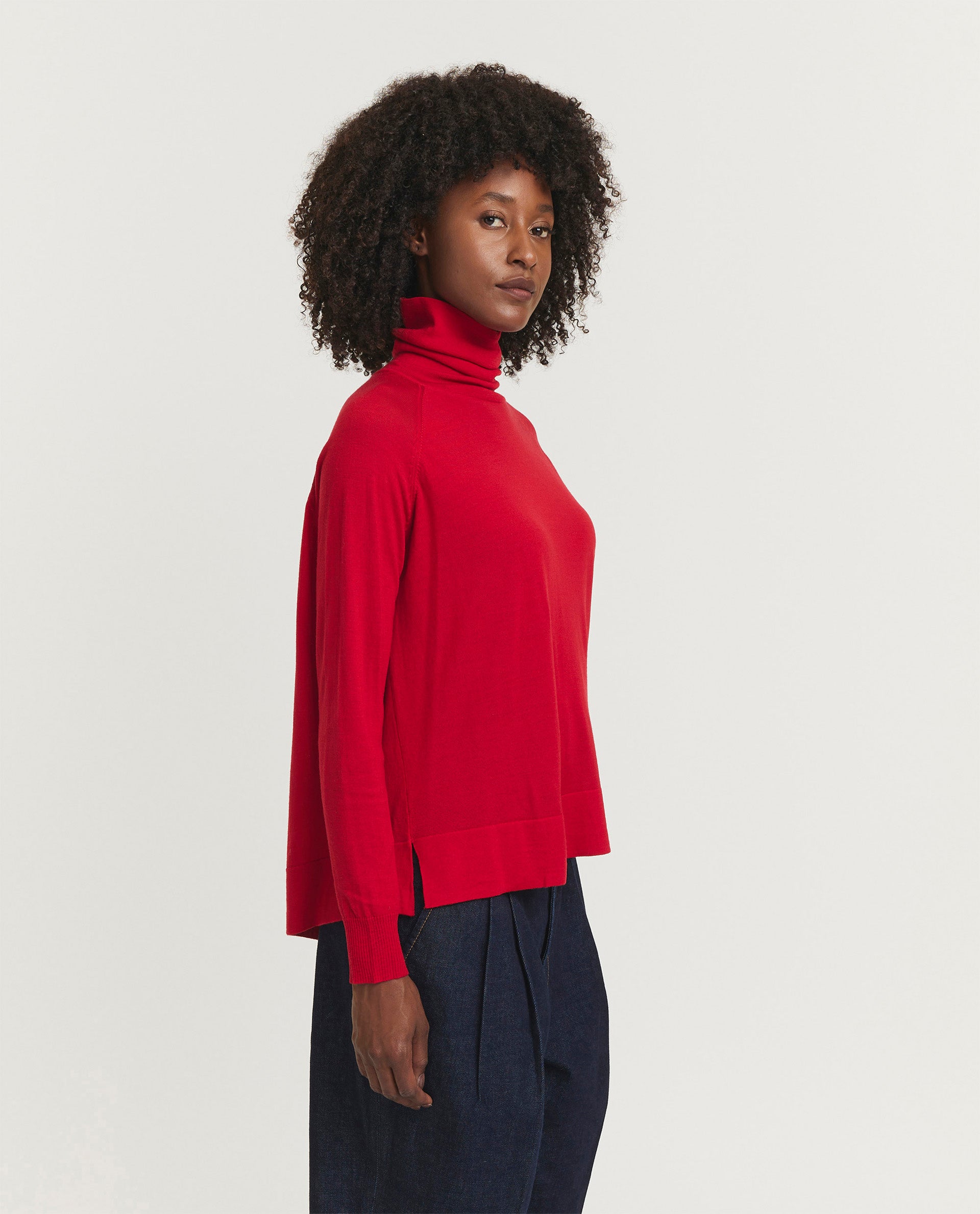 Merino wool turtleneck