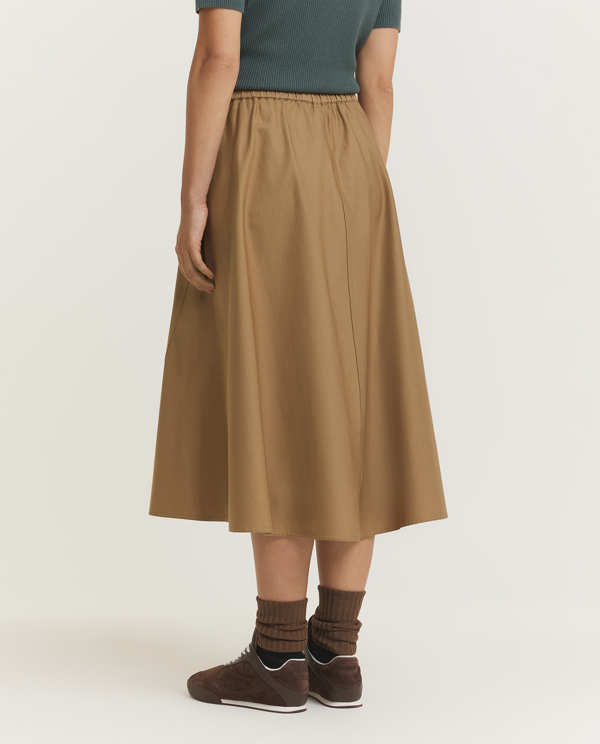 Katoenen Rok - Lichtbruin