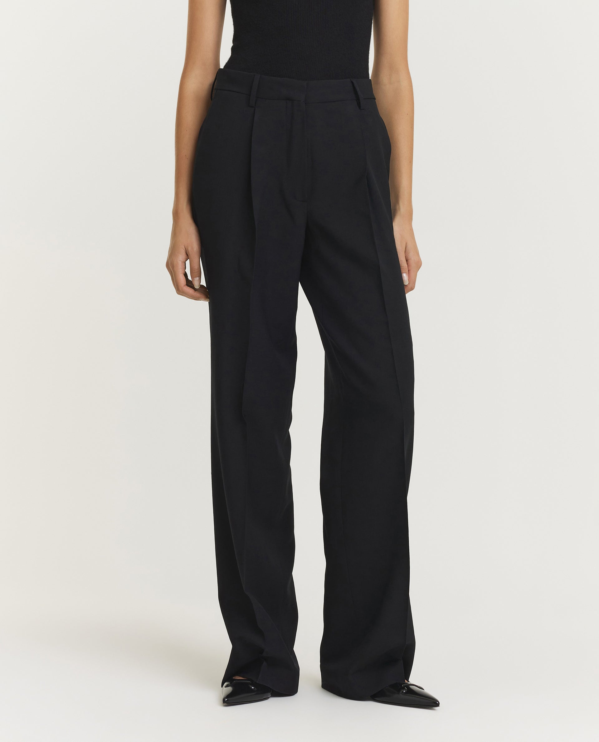 Portias Wool Mohair Trousers