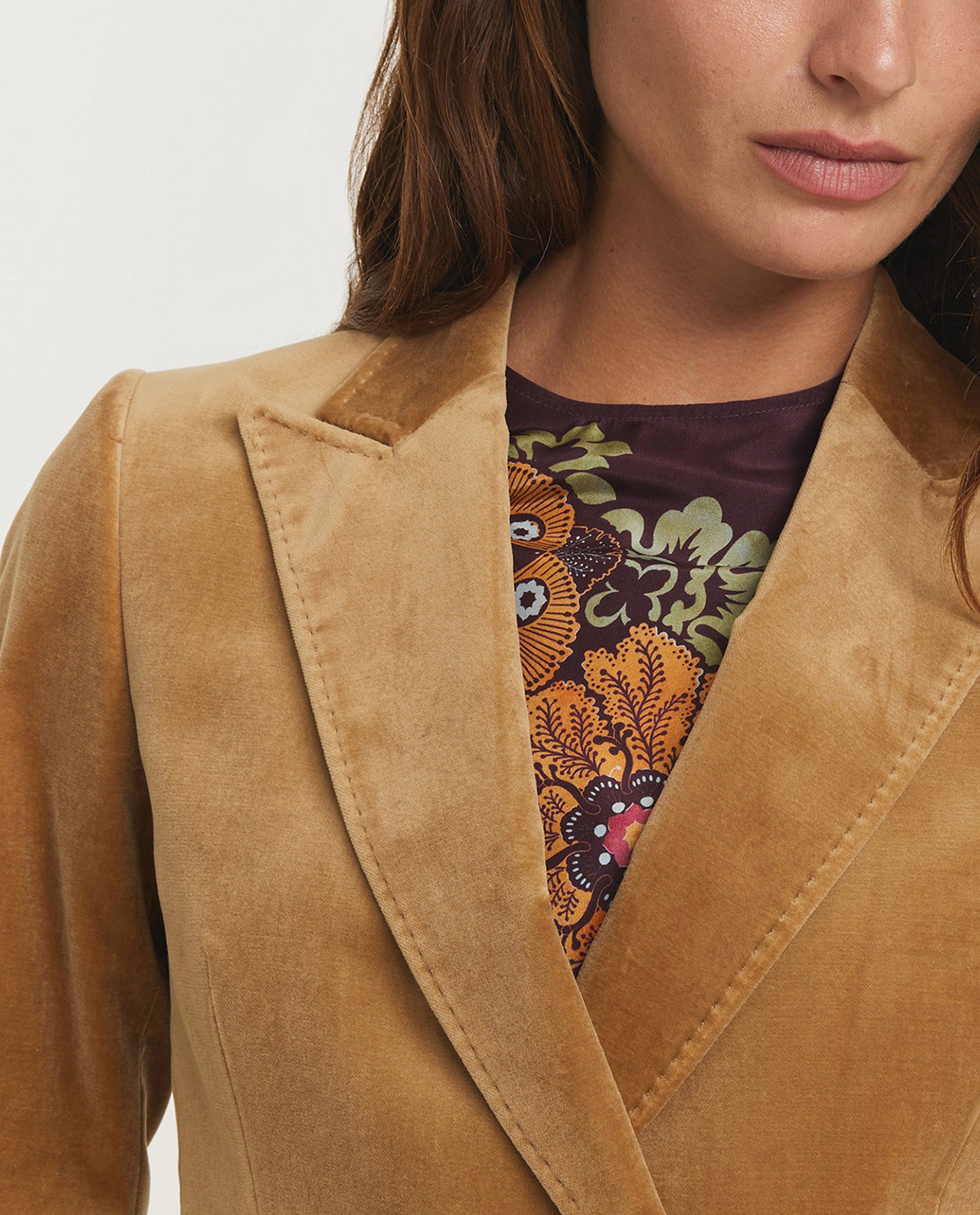 Velvet Peak Lapel Jacket