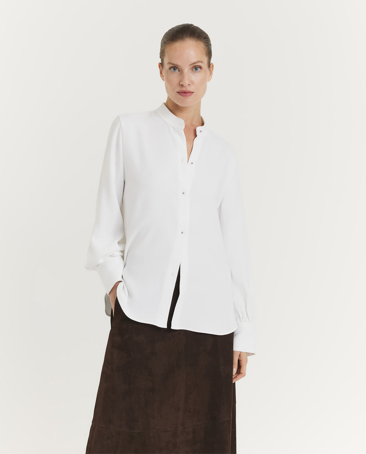 Metal Ball Button Shirt