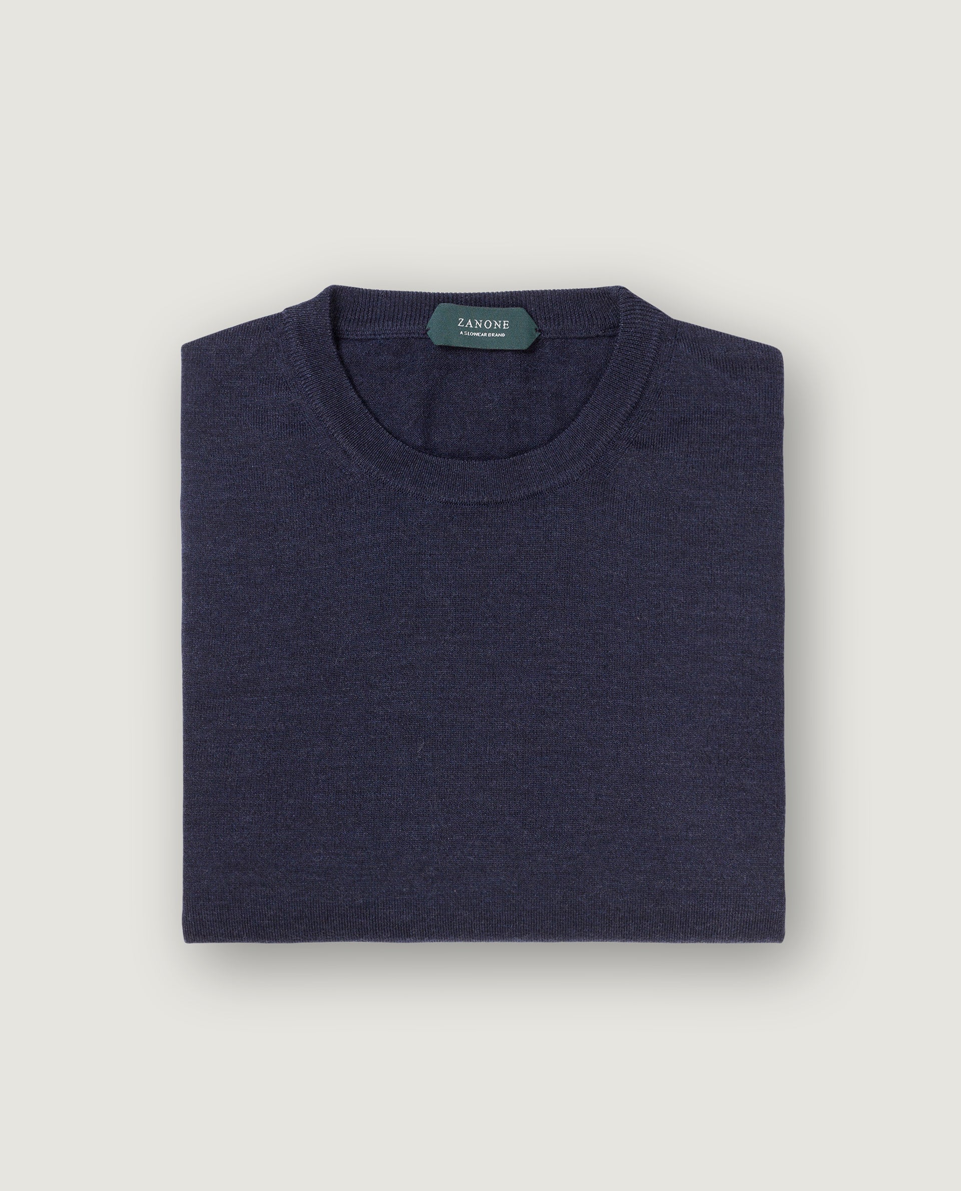 Ronde Hals Trui - Blauw