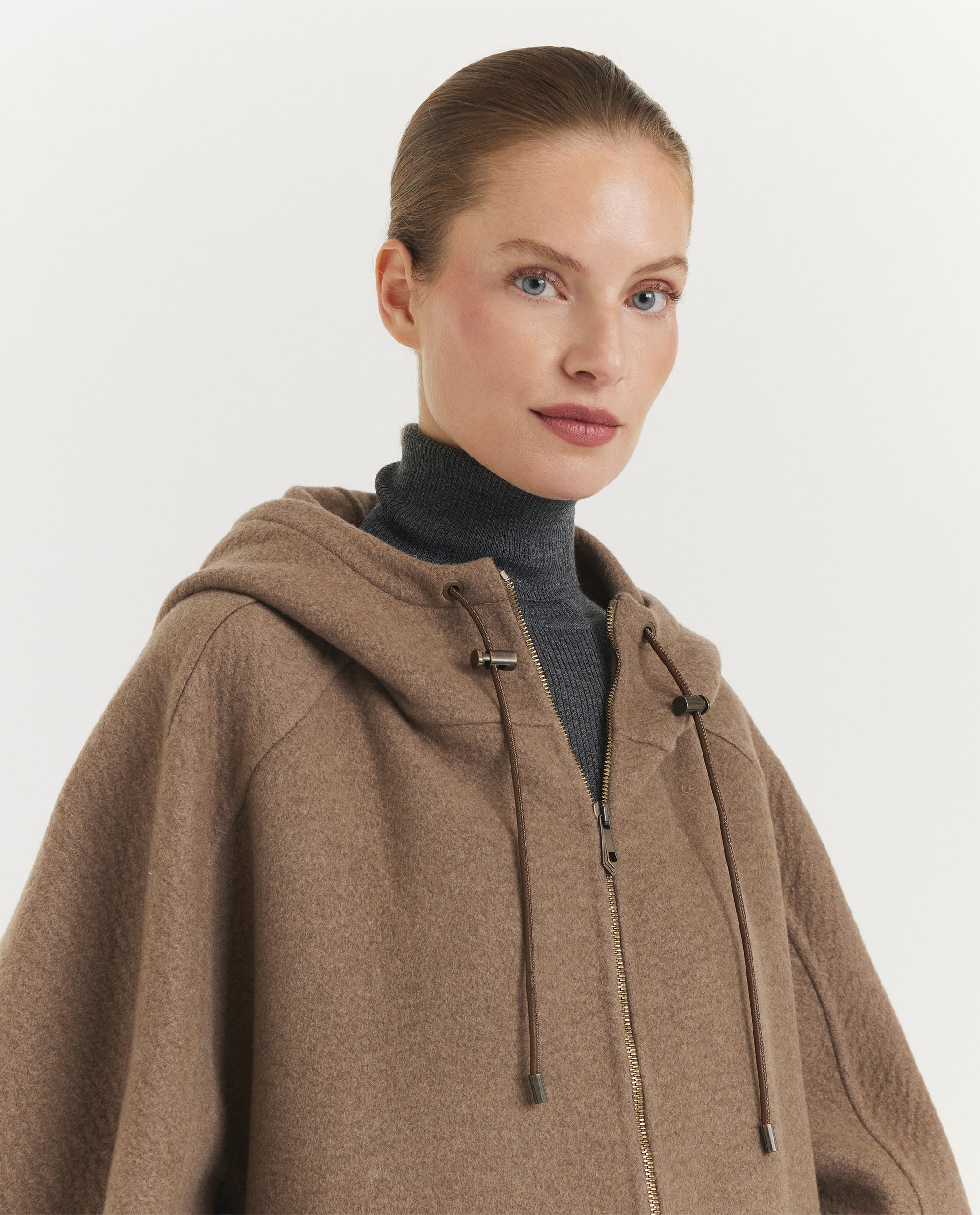 Cashmere Gradi Sweatshirt Coat