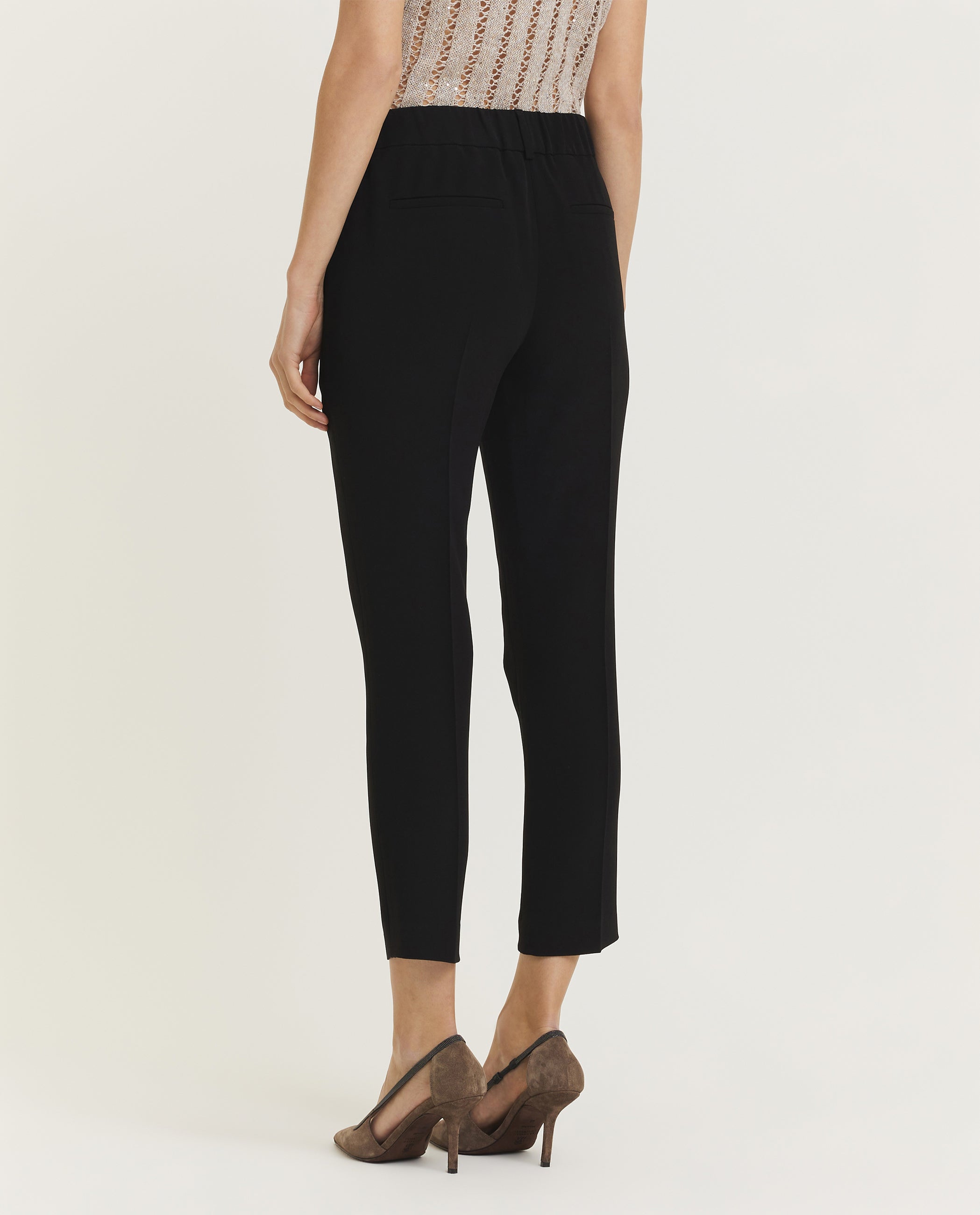 Straight leg trousers