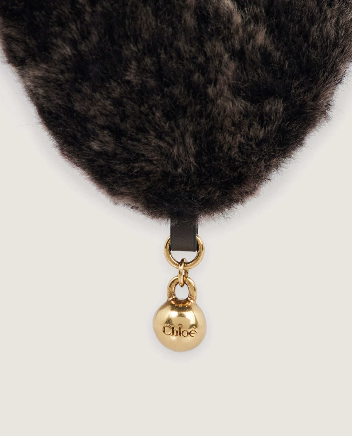 Hart Shearling Tasbedel - Bruin