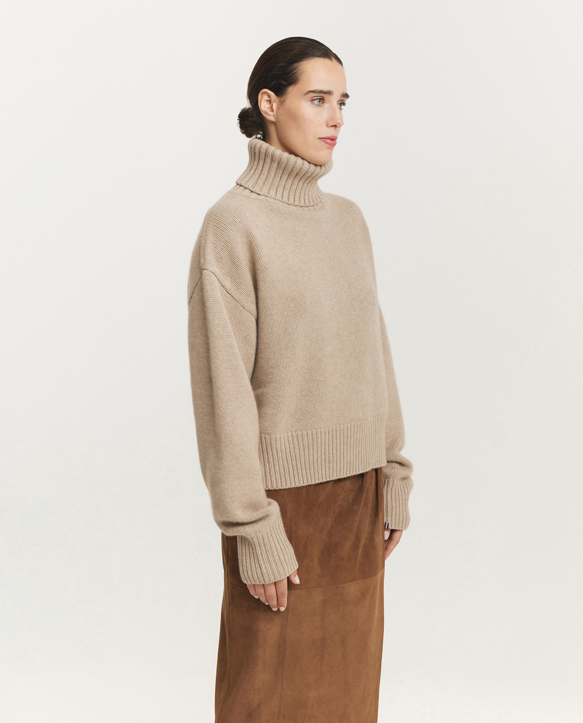 NO.434 Crop Xtra Turtleneck Sweater