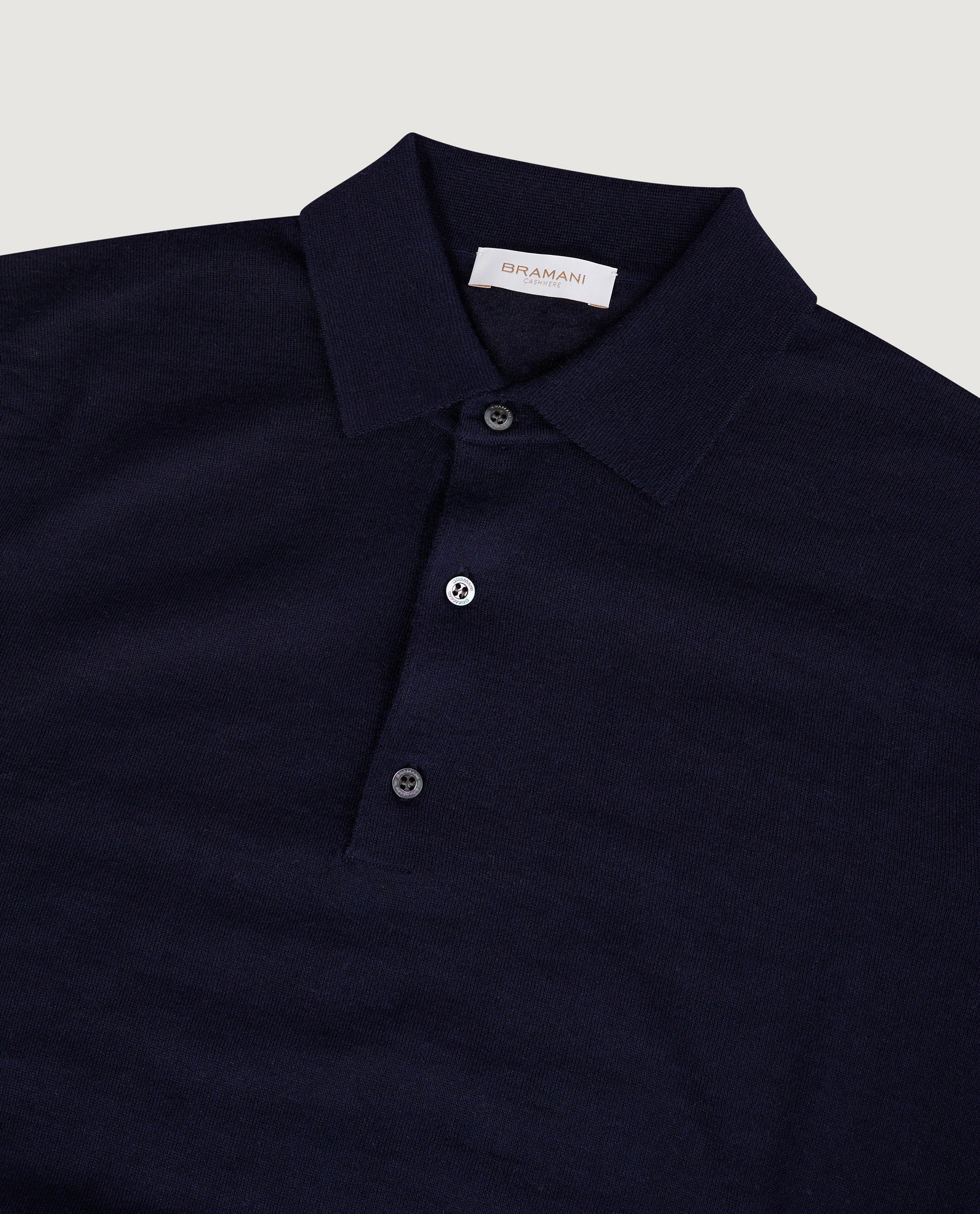 Cashmere Polo - Donkerblauw