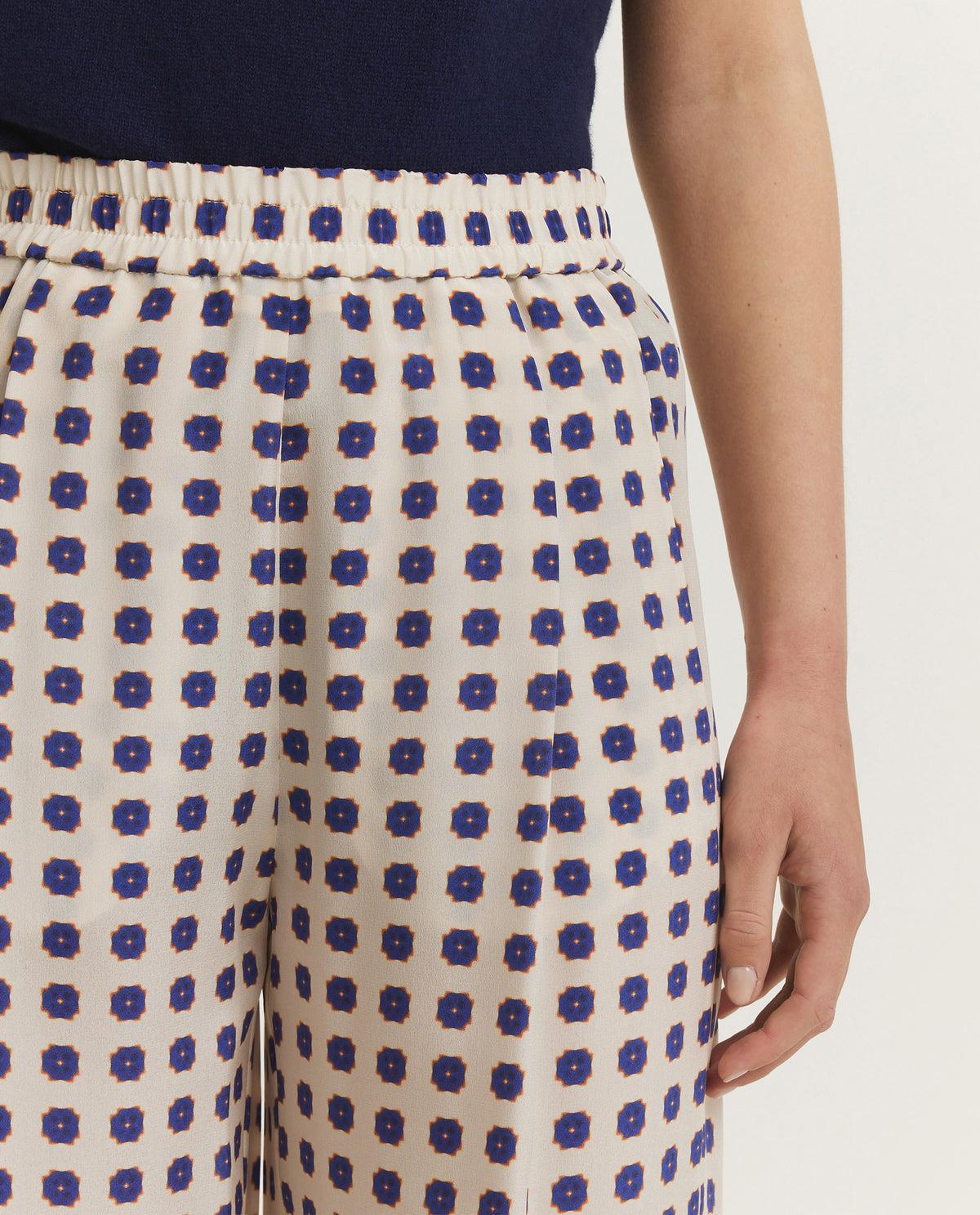 Silk Flower Trousers