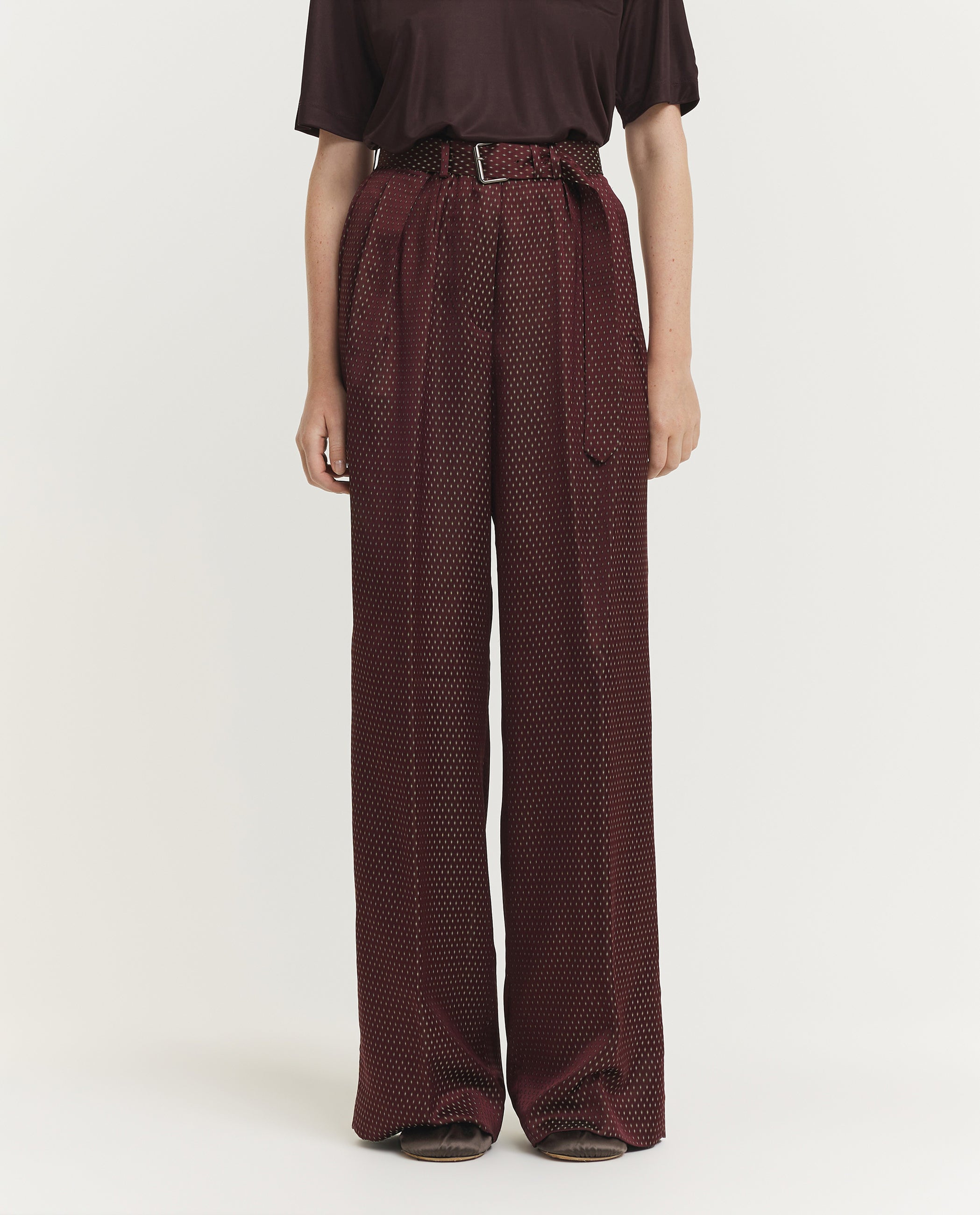 Smooth Printed Trousers