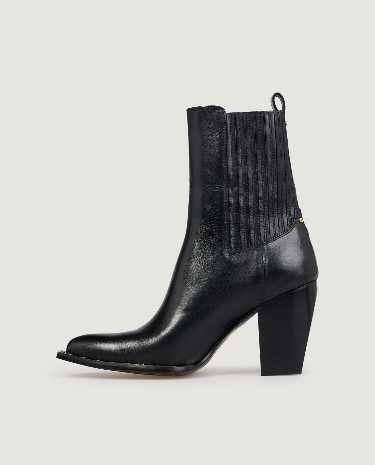 Leather Debbie Boots - Zwart