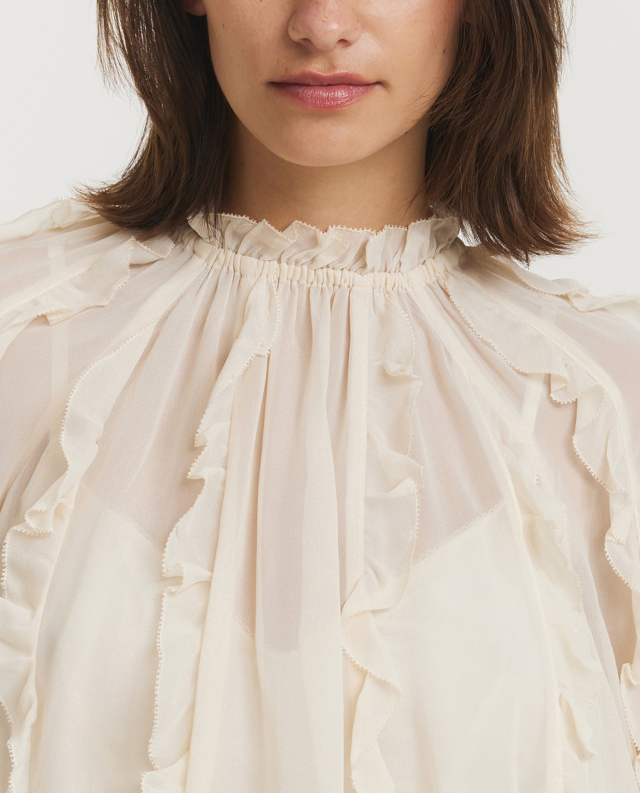 Frill Billow Blouse