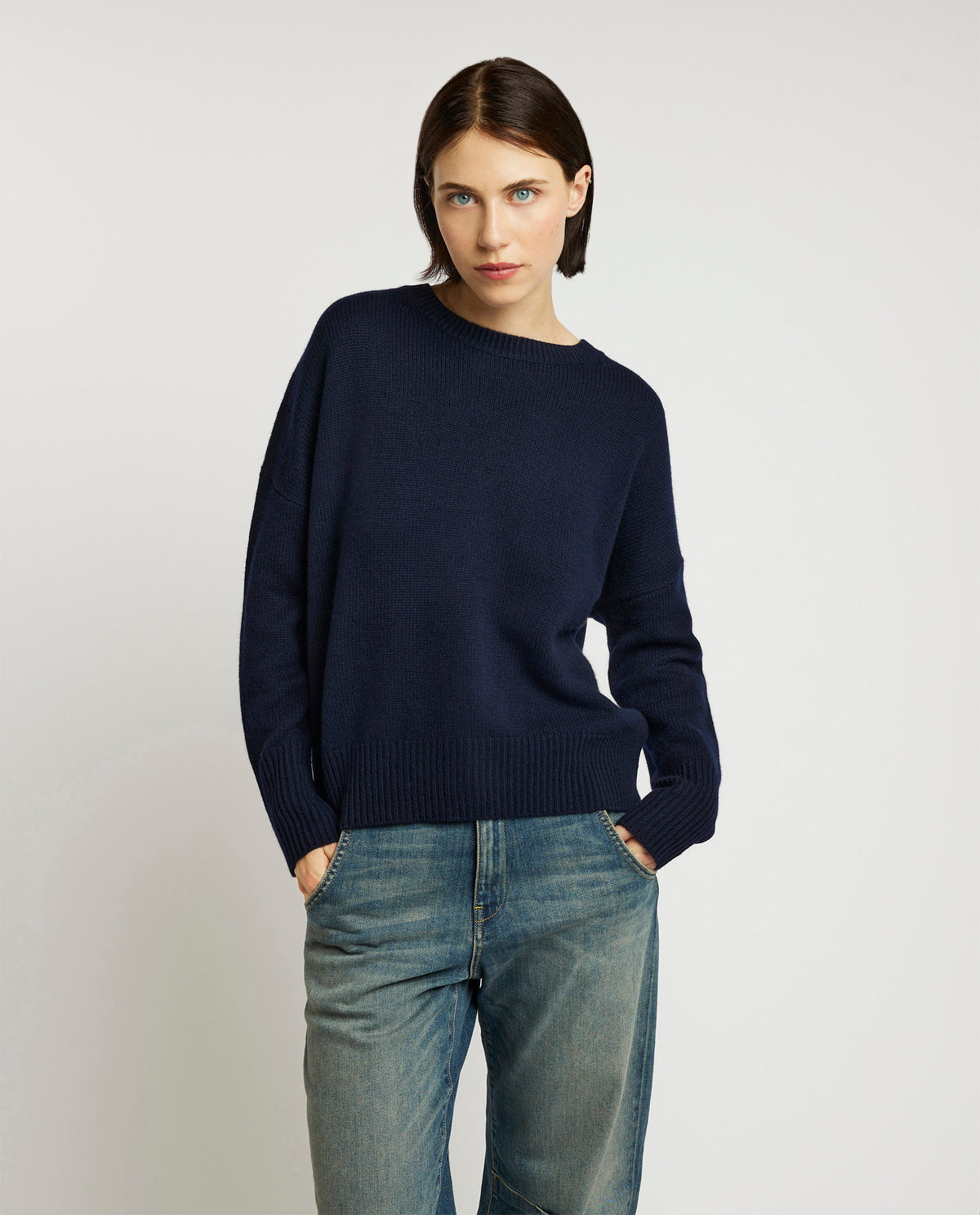 Cashmere Mila Trui - Blauw