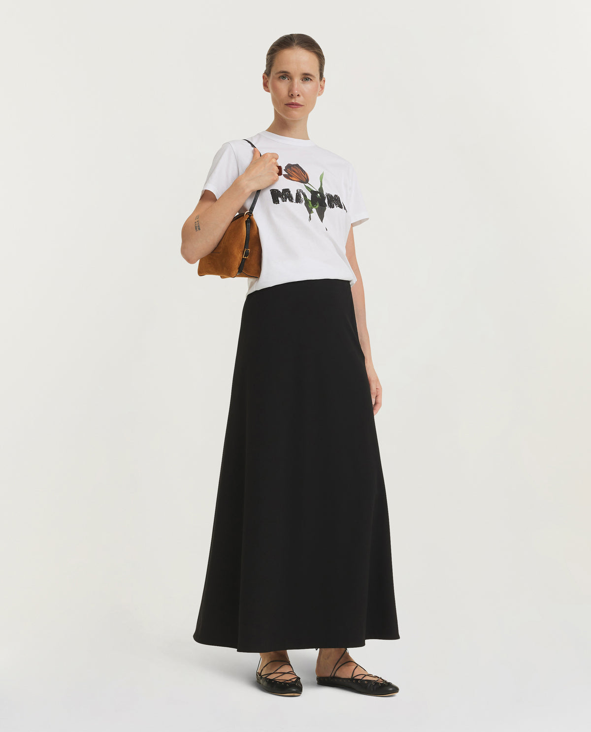 Wool Maxi Skirt