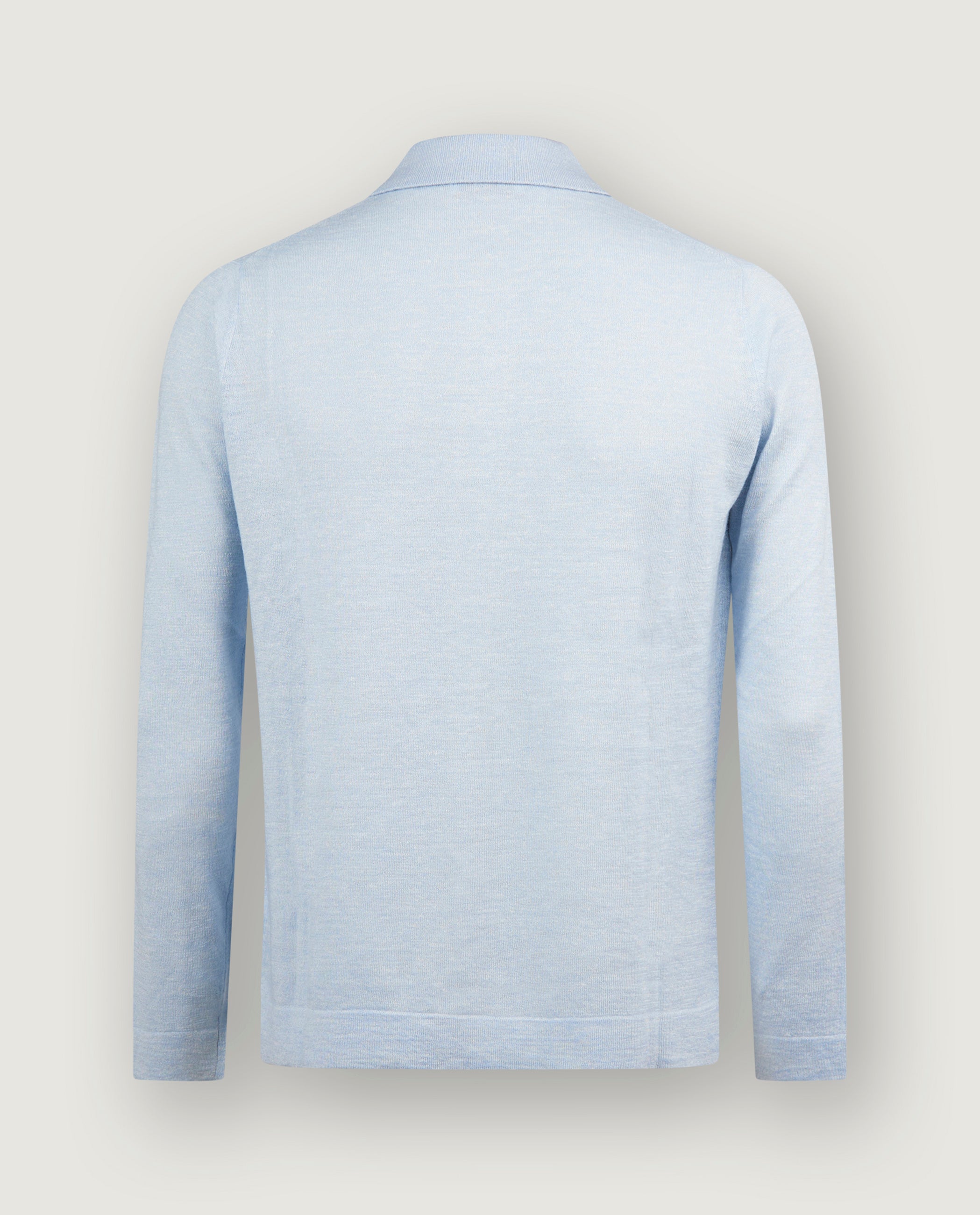 Polo Kraag Vest - Lichtblauw