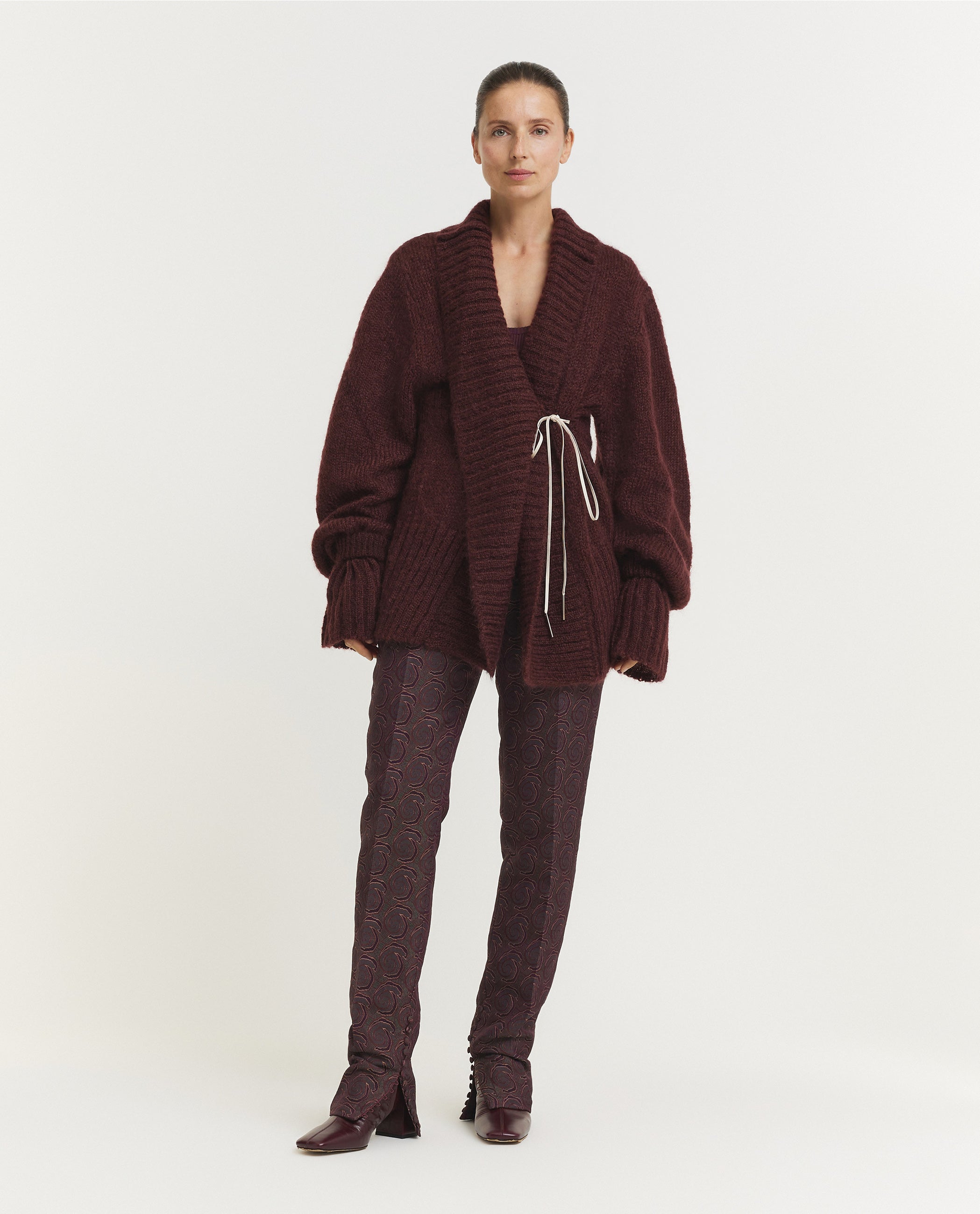 Mohair Wool Temperance Cardigan