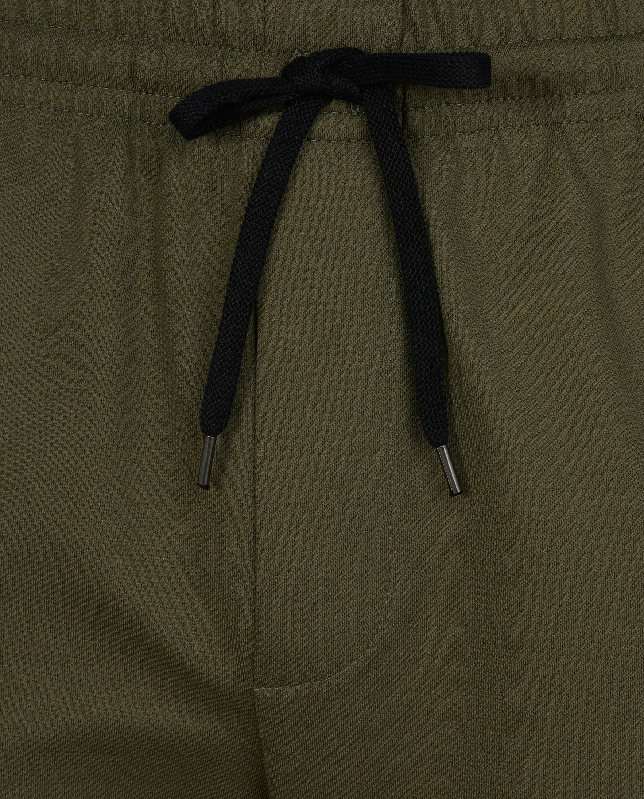 Twill Katoenen Jogger - Groen