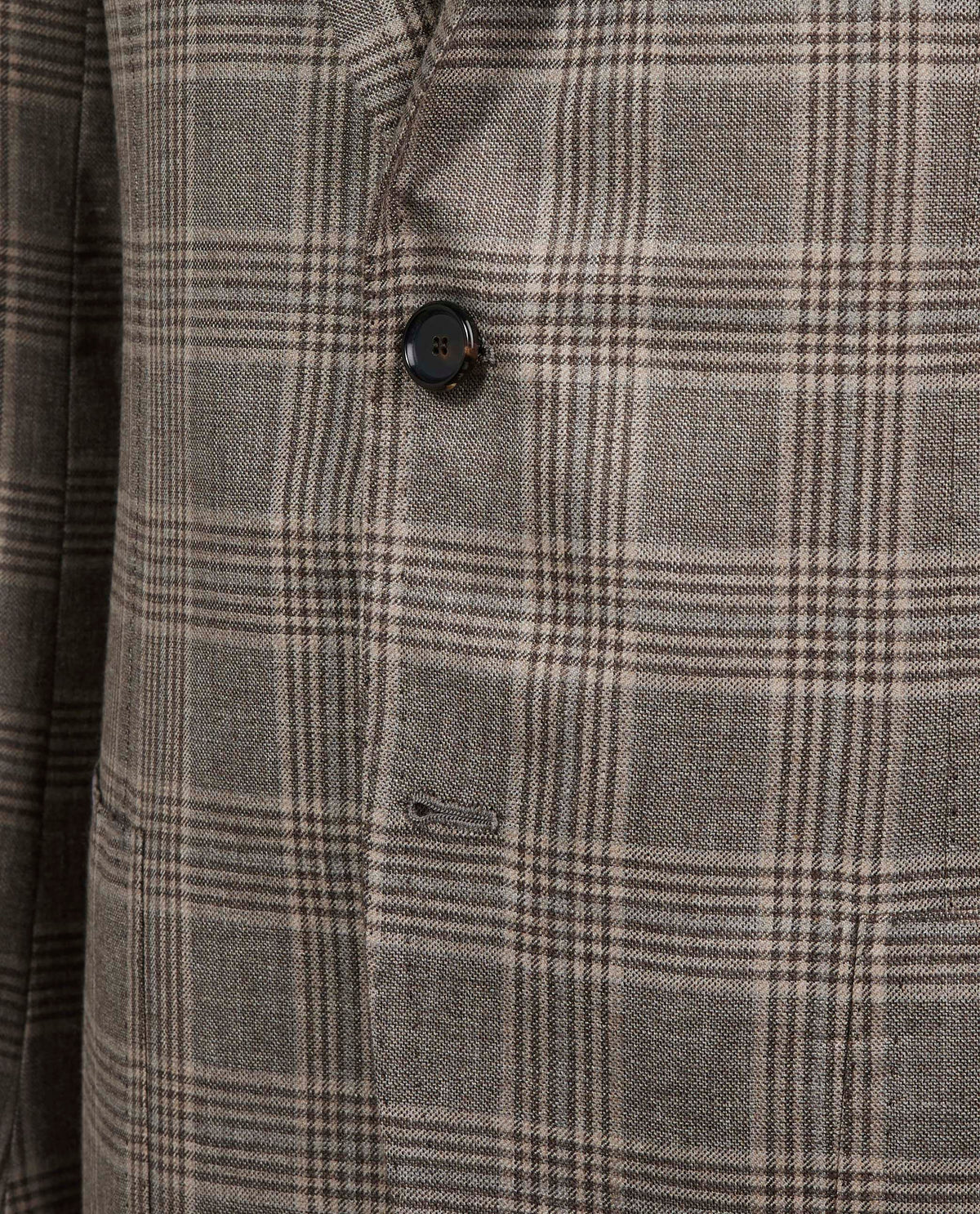 Glencheck Jasje - Lichtbruin