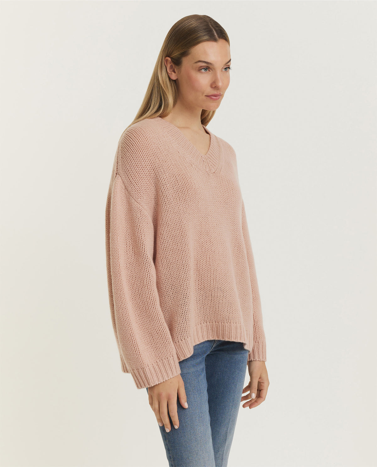 Wool Cashmere V-Neck